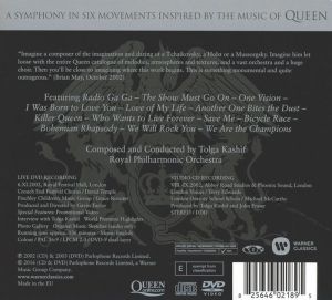 Royal Philharmonic Orchestra & Tolga Kashif - The Queen Symphony (CD with DVD) [ CD ]