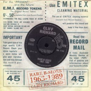 Cliff Richard - Rare B-Sides 1963-1989 [ CD ]