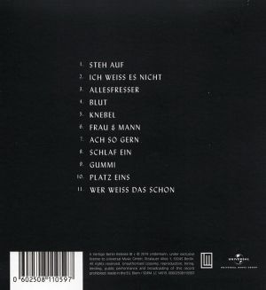 Lindemann - F & M (Standart Edition 11 tracks) [ CD ]