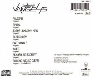 Vangelis - Best Of Vangelis [ CD ]