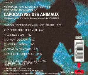 Vangelis - L'apocalypse Des Animaux [ CD ]