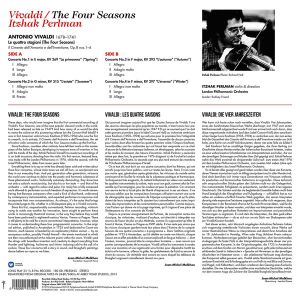 Itzhak Perlman - Vivaldi: The Four Seasons (Vinyl)