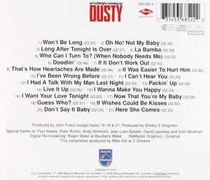 Dusty Springfield - Ev'rything's Coming Up Dusty [ CD ]