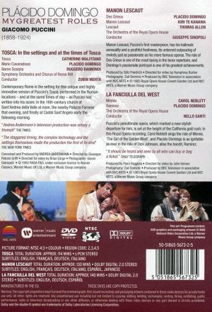 Placido Domingo - My Greatest Roles Vol.1, Puccini Opera (3 x DVD-Video) [ DVD ]