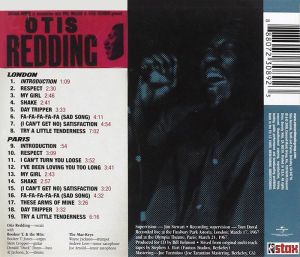 Otis Redding - Live in London And Paris [ CD ]