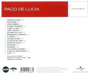 Paco De Lucia - Flamenco Virtuoso (Jazz Club Series) [ CD ]
