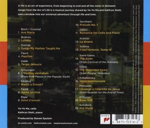 Yo-Yo Ma & Kathryn Stott - Songs From The Arc Of Life [ CD ]