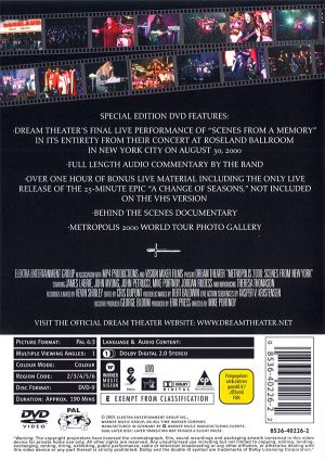 Dream Theater - Metropolis 2000: Scenes From New York (DVD-Video) [ DVD ]