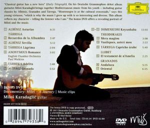 Milos Karadaglic - Mediterraneo (CD with DVD) [ CD ]
