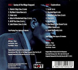 Bill Evans - Sunday At The Vanguard (2CD) [ CD ]