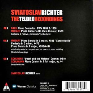 Sviatoslav Richter - Richter plays Schubert, Schumann, Bach, Mozart, Grieg (3CD) [ CD ]