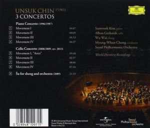 Chin, Unsuk - 3 Concertos [ CD ]