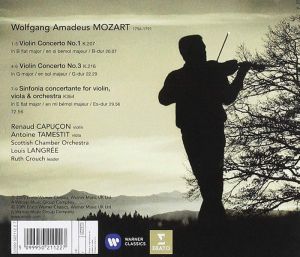 Mozart, W. A. - Violin Concertos 1 & 3, Sinfonia Concertante [ CD ]