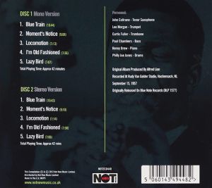John Coltrane - Blue Train (Mono & Stereo Version) (2CD)