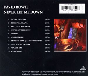 David Bowie - Never Let Me Down (Enhanced CD) [ CD ]