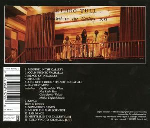 Jethro Tull - Minstrel In The Gallery (Remastered + 5 bonus) [ CD ]