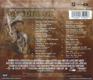 Hans Zimmer & Lisa Gerrard - Gladiator (More Music From The Motion Picture) (Enhanced CD) [ CD ]
