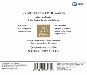 Nikolaus Harnoncourt - Bach:  St John Passion (1965) (2CD) [ CD ]