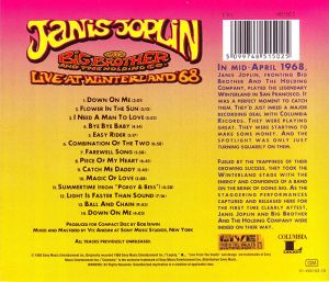 Janis Joplin With Big Brother And The Holding Company - Janis Joplin Live At Winterland '68 [ CD ]