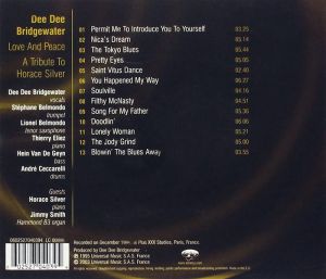 Dee Dee Bridgewater - Love & Peace: A Tribute To Horace Silver [ CD ]