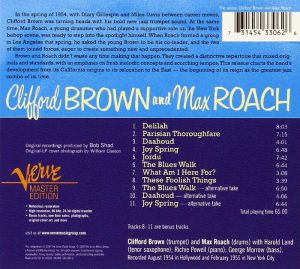Clifford Brown & Max Roach - Clifford Brown & Max Roach [ CD ]