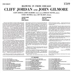 Clifford Jordan & John Gilmore - Blowing In From Chicago (Limited Edition) (Vinyl) [ LP ]