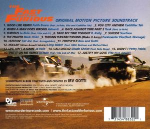 Fast & The Furious (Original Motion Picture Soundtrack) - Various [ CD ]