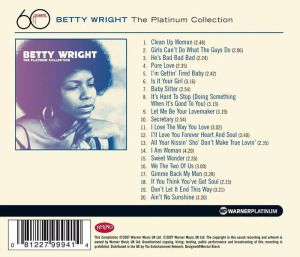 Betty Wright - The Platinum Collection [ CD ]