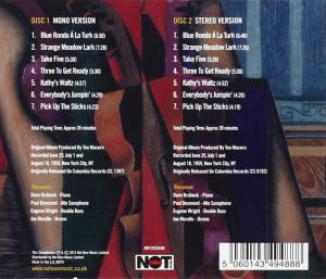 Dave Brubeck Quartet - Time Out (Stereo & Mono Version) (2CD) [ CD ]