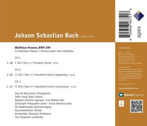 Ton Koopman - Bach: St Matthew Passion (3CD)