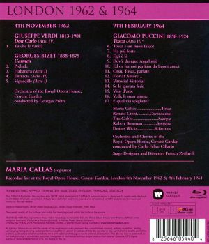 Maria Callas - Callas At Covent Garden 1962 & 1964 (Blu-Ray) [ BLU-RAY ]