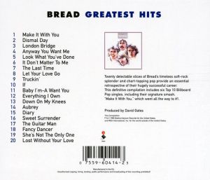 Bread - Greatest Hits: Anthology Of Bread [ CD ]