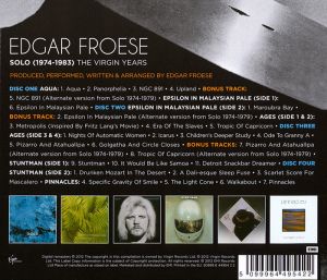 Edgar Froese - Solo (1974-1983) The Virgin Years (4CD) [ CD ]