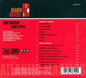 John Coltrane - Giant Steps (Remastered, Digipak + 8 bonus tracks) [ CD ]