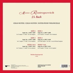 Mstislav Rostropovich - J. S. Bach: The Cello Suites (4 x Vinyl Box)