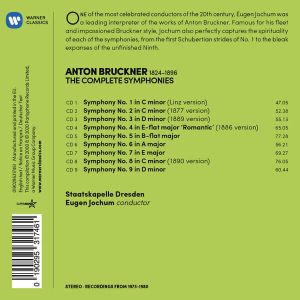Eugen Jochum - Bruckner: The 9 Symphonies (9CD box set)