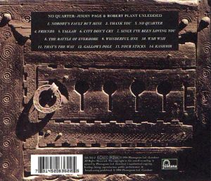 Jimmy Page & Robert Plant - No Quarter [ CD ]
