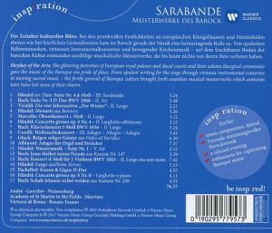 Sarabande: Best Loved Baroque Music - Various Artists [ CD ]