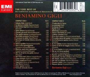 Beniamino Gigli - The Very Best Of Beniamino Gigli (2CD)