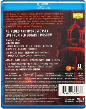 Anna Netrebko & Dmitri Hvorostovsky - Live From Red Square, Moscow (Blu-Ray)