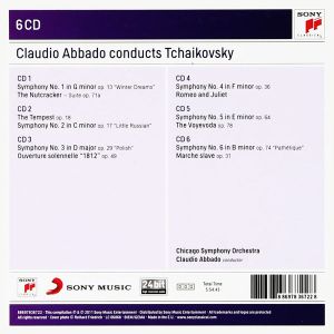 Claudio Abbado - Tchaikovsky: Claudio Abbado Conducts Tchaikovsky (6CD Box)