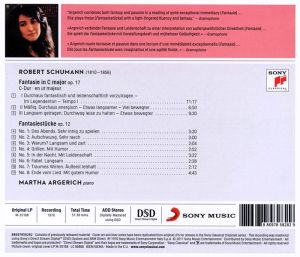 Martha Argerich - Schumann: Fantasia Op. 17 & Fantasiestucke Op.12 [ CD ]