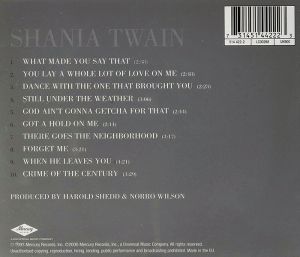 Shania Twain - Shania Twain (CD)