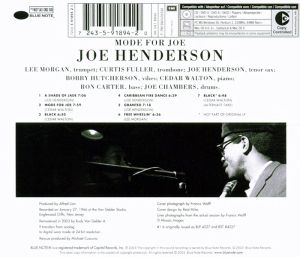 Joe Henderson - Mode For Joe (Rudy Van Gelder Edition) (CD)