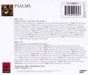 Westminster Abbey Choir - Psalms (2CD) [ CD ]