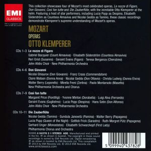 Otto Klemperer - Mozart Operas (Le Nozze Di Figaro, Don Giovanni, CosI Fan Tutte, Die Zauberflte) (11CD Box)