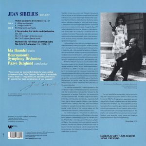Ida Haendel - Sibelius: Violin Concerto, Two Serenades, Humoreske (Vinyl)