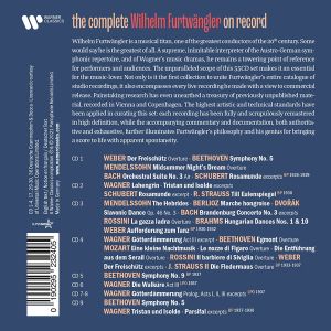 Wilhelm Furtwangler - Furtwangler: The Complete Studio Recordings (Two-Piece Box with 160-Page Booklet) (55 CD box)