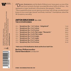 Daniel Barenboim, Berliner Philharmoniker - Bruckner: The 9 Symphonies (9CD box)