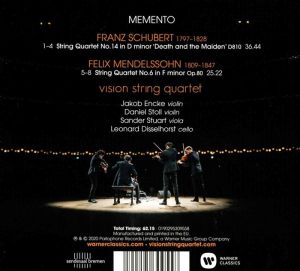 Vision String Quartet - Memento: Schubert & Mendelssohn [ CD ]